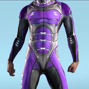 Candy Catz Hydrobot Purple Male Costume - S-M